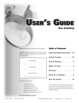 Maytag MGC4436BDB - 36 Inch Gas Cooktop User manual
