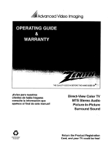 Zenith SMS7787BT Operating Manual & Warranty
