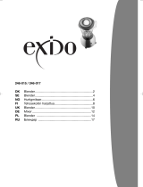 Exido Blender 646-071 User manual