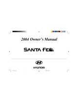Hyundai Santa Fe 2004 Owner's manual