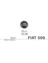 Fiat 2013 500c Owner's manual