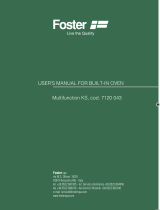 Foster 7120 043 User manual