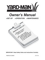 Yard-Man 970 Series Owner's manual