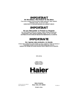 Haier HCM050PA User manual