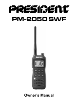 PRESIDENT PM-2050 SWF Owner's manual