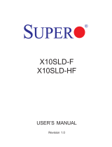 Supermicro X10SLD-F User manual