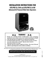 GTO SL-6100 Installation Instructions Manual