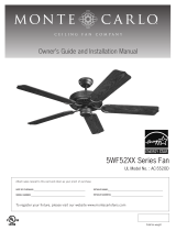 Monte Carlo Fan Company 5WF52XX Series Owner's Manual And Installation Manual