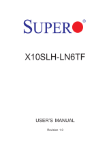 Supermicro X10SLH-LN6TF User manual