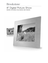 Brookstone 8" Digital Picture Show User manual
