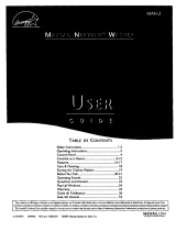 Maytag MAH7500 User manual