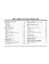 Cadillac 2005 STS Owner's manual