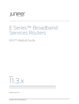 Juniper ERX User manual