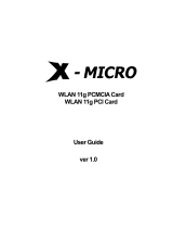 X-Micro XWL-11GPAR User manual