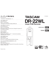 Tascam DR-22WL Owner's manual