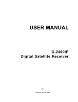 EchoStar D-2400 IP User manual