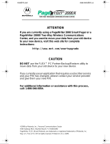 Motorola PageWriter 2000X User manual