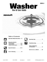 Admiral AAV7000AWW User manual