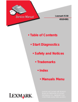 Lexmark E210 User manual