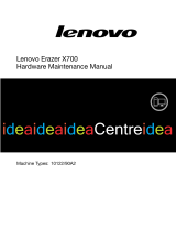 Lenovo Erazer X700 Hardware Maintenance Manual