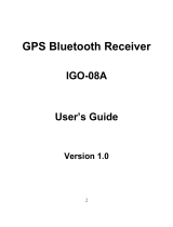Emprex GPS Bluetooth Receiver IGO-08A User manual