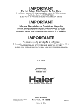 Haier HCM073PA User manual
