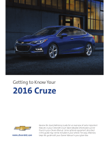 Chevrolet Cruze 2016 Getting To Know Manual
