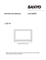 Sanyo PDP-50XR2 User manual