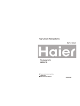 Haier HWM85-728 User manual