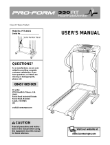 Pro-Form 330 RT PETL40131 User manual