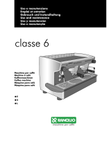 Rancilio Classe 6 E User manual