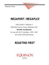 Equinox Systems MEGAPORT Read This First Manual
