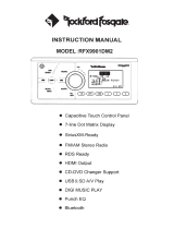 Rockford Fosgate RFX9901DM2 User manual