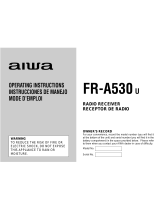 Aiwa FR-A530 Operating Instructions Manual