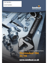 Euroheat thermodual tda 40 Installation & Servicing Instructions Manual