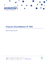 Polycom SoundStation IP 7000 Quick start guide