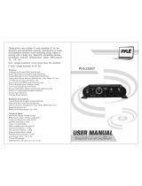 Pyle PFA330BT User manual