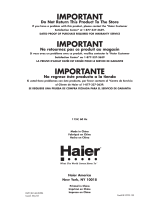Haier UF138PA User manual