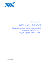 VIA Technologies ARTiGO A1250 User manual
