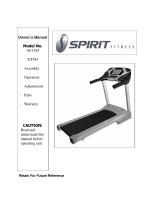 Spirit XT385 Owner's manual