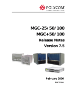 Polycom MGC-25 Release note