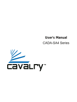 Cavalry CADA-SA4 Series User manual