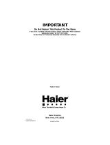 Haier TV-8888-05 User manual