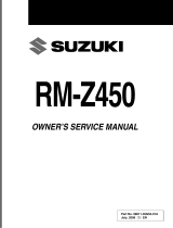 Suzuki RM-Z450 Owner's Service Manual