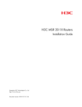 H3C MSR 900 Series Installation guide