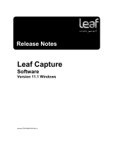 Kodak Leaf Capture Release note