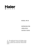 Haier HR-45 Operating Instructions Manual