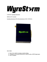 Wyrestorm CONV0211 Operating Instructions Manual