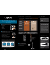 Vizio M260VP Quick start guide