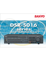 Sanyo DSR-5016 Quick Operation Manual